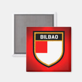Bilbao Flag Magneet (Voorkant / Achterkant)