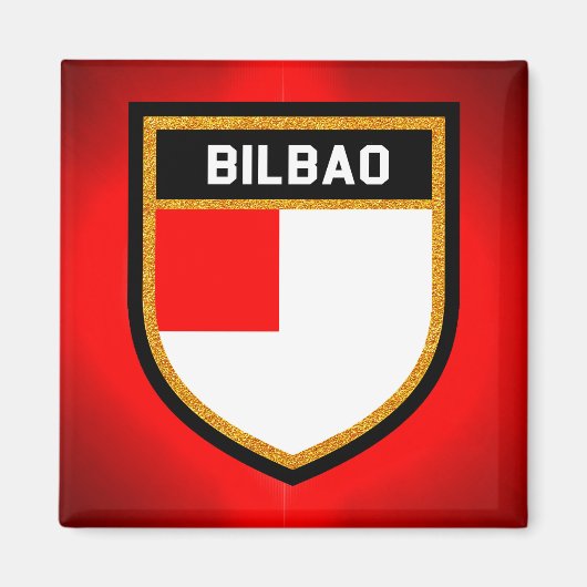 Bilbao Flag Magneet (Voorkant)