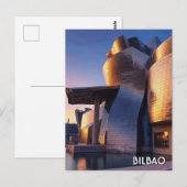 Bilbao Guggenheim Museum Reis Briefkaart (Voorkant / Achterkant)
