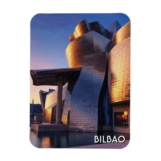 Bilbao Guggenheim Museum Reis Magneet (Verticaal)