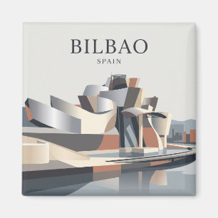 Bilbao Guggenheim Museum Spanje Magneet
