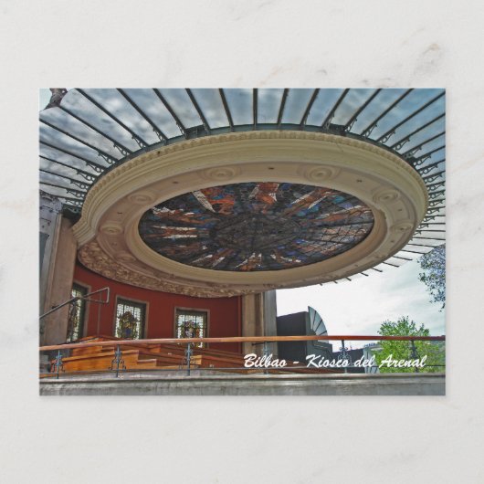 Bilbao - Kiosco del Arenal Briefkaart (Voorkant)