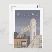 BILBAO Noordelijke Soul Ascensor de Begoña Briefkaart (Voorkant / Achterkant)