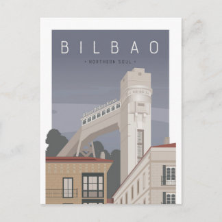 BILBAO Noordelijke Soul Ascensor de Begoña Briefkaart