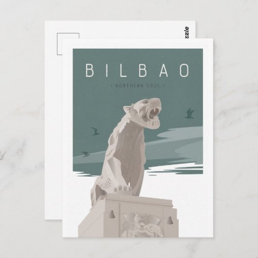 BILBAO Noordelijke Soul Edificio El Tigre Briefkaart (Voorkant / Achterkant)
