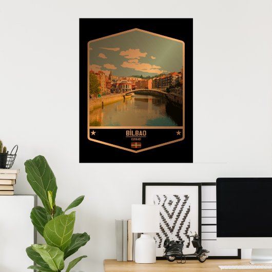 Bilbao Poster (Thuiskantoor)