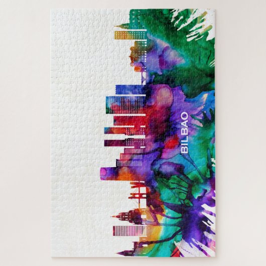 Bilbao Skyline Legpuzzel (Verticaal)