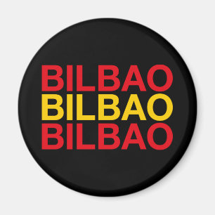 BILBAO Spaanse vlag Magneet