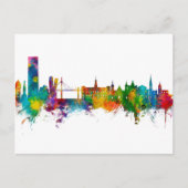 Bilbao Spain Skyline Briefkaart (Voorkant)