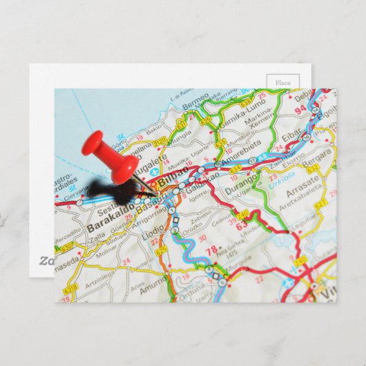 Bilbao, Spanje Briefkaart (Voorkant / Achterkant)