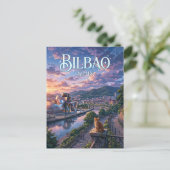 Bilbao Spanje Briefkaart (Staand voorkant)