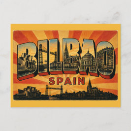 Bilbao Spanje Guggenheim Museum Briefkaart