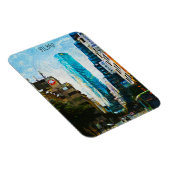 Bilbao Spanje Olieverf Illustratie Stad Magneet (Rechterzijde)