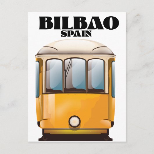 Bilbao Spanje reisposter Briefkaart (Voorkant)