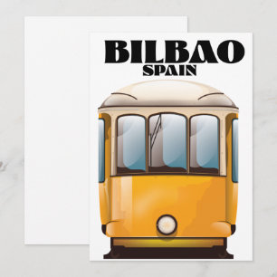 Bilbao Spanje reisposter Save The Date