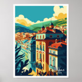 Bilbao Spanje Reizen  Illustratie Poster (Voorkant)