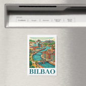 Bilbao Spanje Reizen - Kleurrijke Architectuur Magneet (Insitu (Vaatwasser))