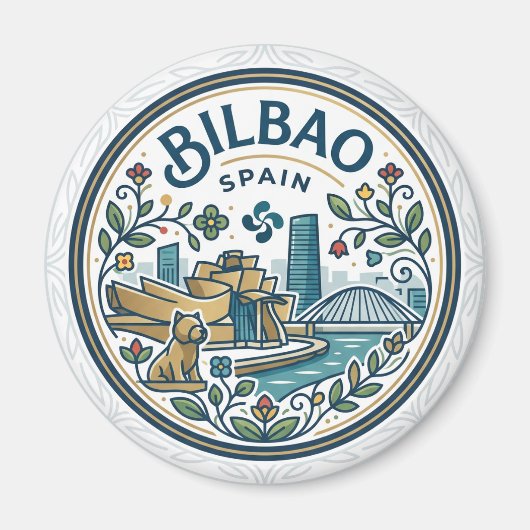 Bilbao, Spanje Spanje Magneet (Voorkant)