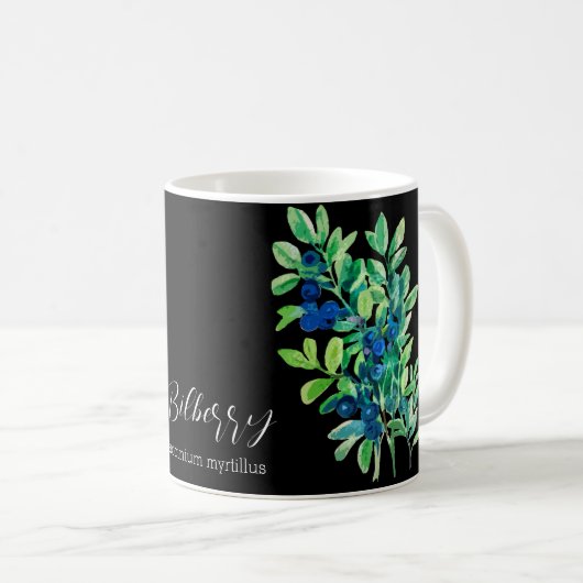 Bilbessen Koffiemok (Voorkant rechts)