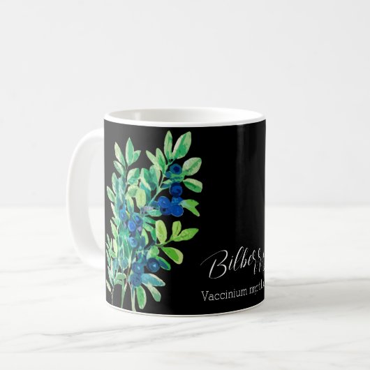 Bilbessen Koffiemok (Voorkant links)