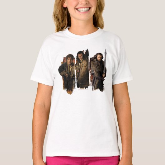 BILBO BAGGINS™, Bard en Thorin Graphic T-shirt (Voorkant)