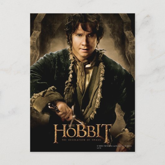 BILBO BAGGINS™ Character Poster 1 Briefkaart (Voorkant)