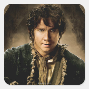 BILBO BAGGINS™ Character Poster 1 Vierkante Sticker