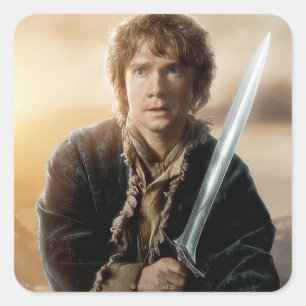 BILBO BAGGINS™ Character Poster 2 Vierkante Sticker