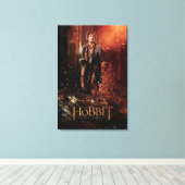 BILBO BAGGINS™ Character Poster 3 Canvas Afdruk (Insitu (Houten vloer))