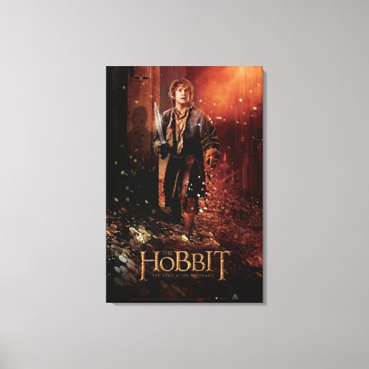 BILBO BAGGINS™ Character Poster 3 Canvas Afdruk (Voorkant)