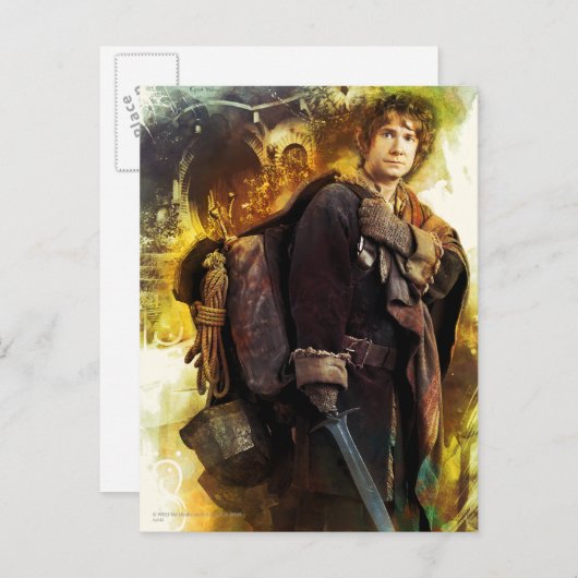 BILBO BAGGINS™ en het bedrijf Dwarves Graphic Briefkaart (Voorkant / Achterkant)