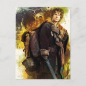 BILBO BAGGINS™ en het bedrijf Dwarves Graphic Briefkaart (Voorkant)