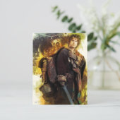 BILBO BAGGINS™ en het bedrijf Dwarves Graphic Briefkaart (Staand voorkant)