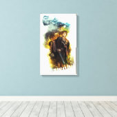 BILBO BAGGINS™ en het bedrijf Dwarves Graphic Canvas Afdruk (Insitu (Houten vloer))