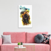 BILBO BAGGINS™ en het bedrijf Dwarves Graphic Canvas Afdruk (Insitu (Woonkamer))