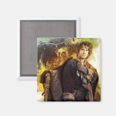 BILBO BAGGINS™ en het bedrijf Dwarves Graphic Magneet (Voorkant / Achterkant)