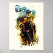 BILBO BAGGINS™ en het bedrijf Dwarves Graphic Poster (Voorkant)