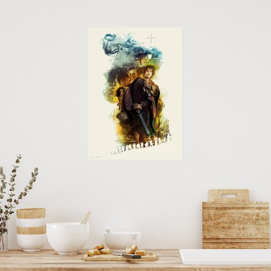 BILBO BAGGINS™ en het bedrijf Dwarves Graphic Poster (Keuken)