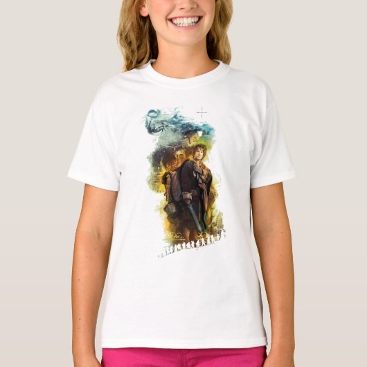 BILBO BAGGINS™ en het bedrijf Dwarves Graphic T-shirt (Voorkant)