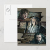 BILBO BAGGINS™, Gandalf, THORIN OAKENSHIELD™ Briefkaart (Voorkant / Achterkant)