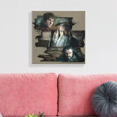 BILBO BAGGINS™, Gandalf, THORIN OAKENSHIELD™ Canvas Afdruk (Insitu (Woonkamer))