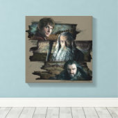BILBO BAGGINS™, Gandalf, THORIN OAKENSHIELD™ Canvas Afdruk (Insitu (Houten vloer))