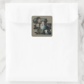 BILBO BAGGINS™, Gandalf, THORIN OAKENSHIELD™ Vierkante Sticker (Tas)