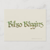 BILBO BAGGINS™ getextureerd Briefkaart (Voorkant)