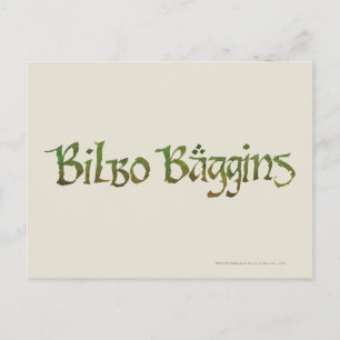 BILBO BAGGINS™ getextureerd Briefkaart