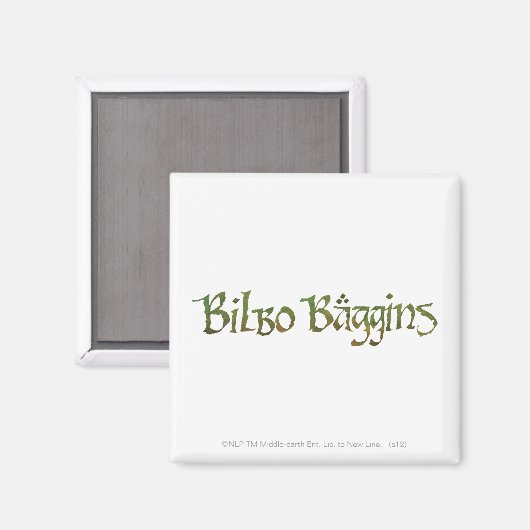 BILBO BAGGINS™ getextureerd Magneet (Voorkant / Achterkant)