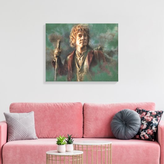 BILBO BAGGINS™ Illustratie Canvas Afdruk (Insitu (Woonkamer))