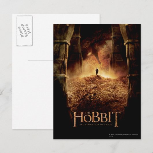 BILBO BAGGINS™ in het oog van SMAUG™ Briefkaart (Voorkant / Achterkant)