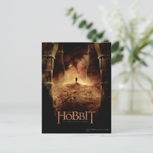 BILBO BAGGINS™ in het oog van SMAUG™ Briefkaart (Staand voorkant)