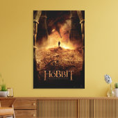 BILBO BAGGINS™ in het oog van SMAUG™ Canvas Afdruk (Insitu (Woonkamer))